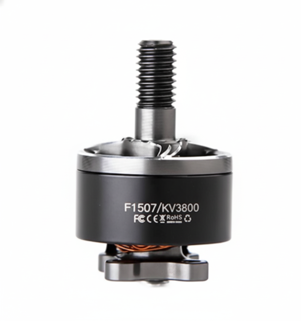 Motor with specifications on a white background