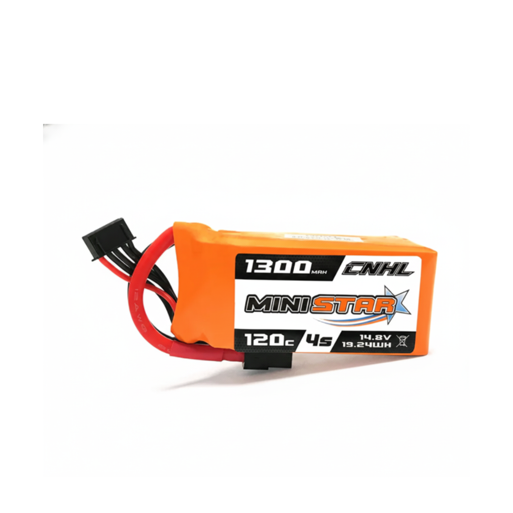 Orange battery pack with 'CNHL Mini Star' branding on a white background