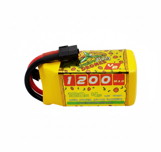 CNHL Speedy Pizza V2.0 1200mAh 14.8V 4S 120C Lipo Battery with XT60 Plug