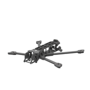 Black drone frame on a white background
