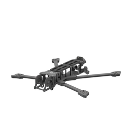 Black drone frame on a white background