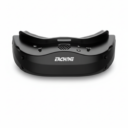 Black VR headset with 'Eachine' branding on a white background