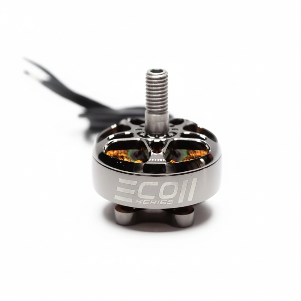 Motor with 'ECOII' branding on a white background