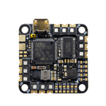 Electronic circuit board with ARM processor on a white background