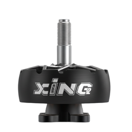 Black and silver motor component with 'XING' branding on a white background