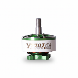 Green and silver motor with 'X207 V3.0' branding on a white background